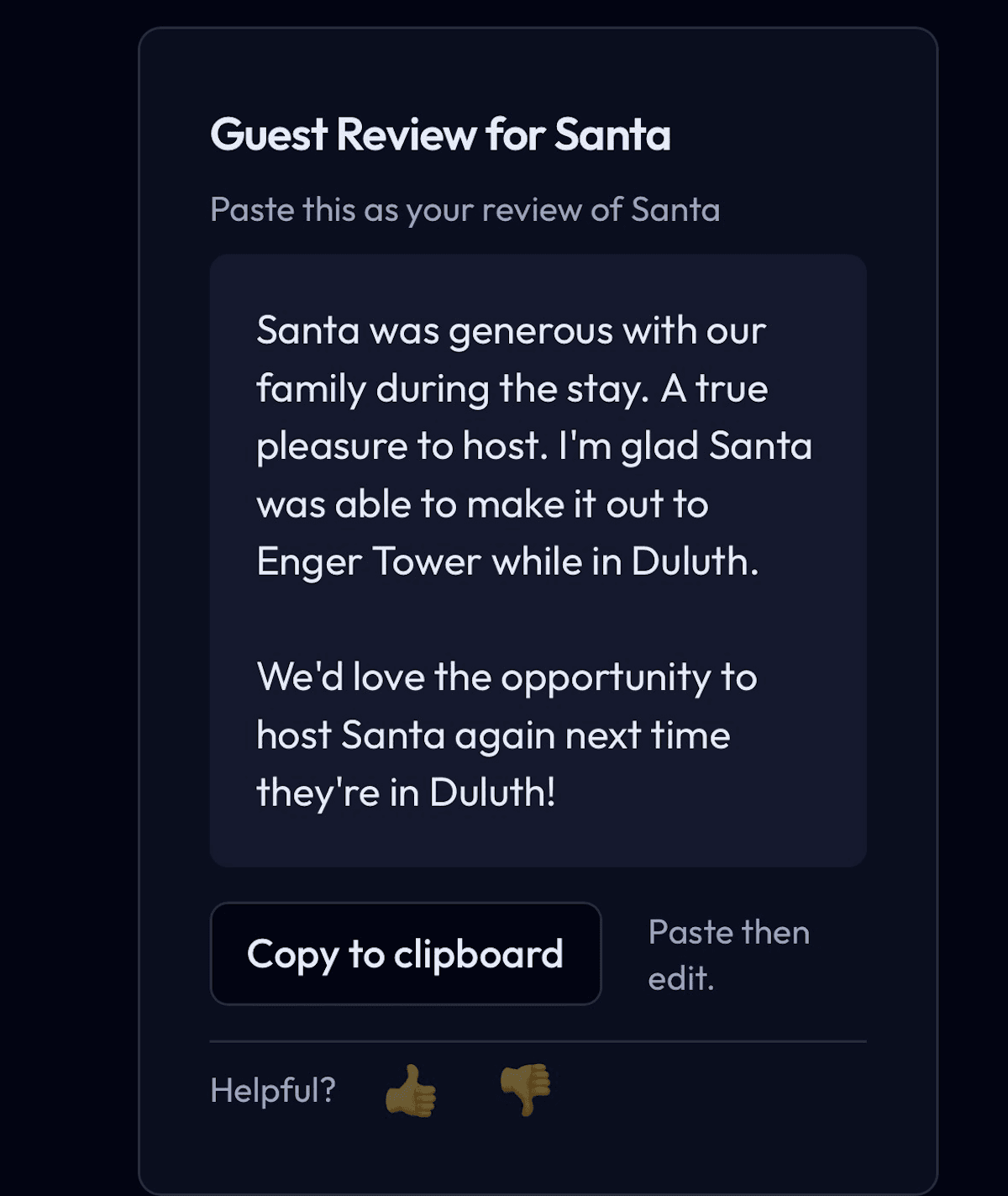 Guest Review